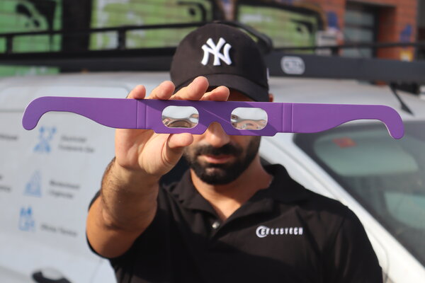 Gafas de Eclipse Solar — Colores Individuales