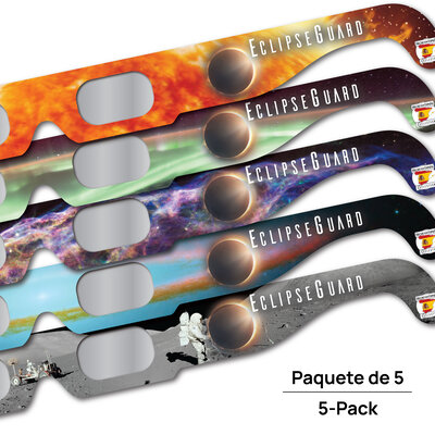 Gafas de Eclipse Solar EclipseGuard — Pack de 5